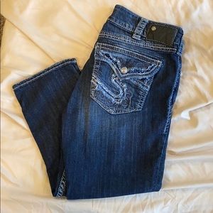 Women’s Silver Capris